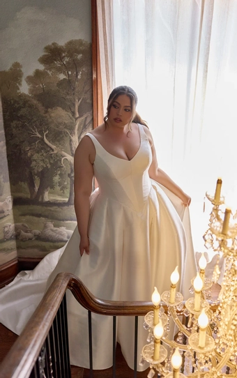 Essense of Australia Plus Size #D4451 #1 frontface vertical thumbnail