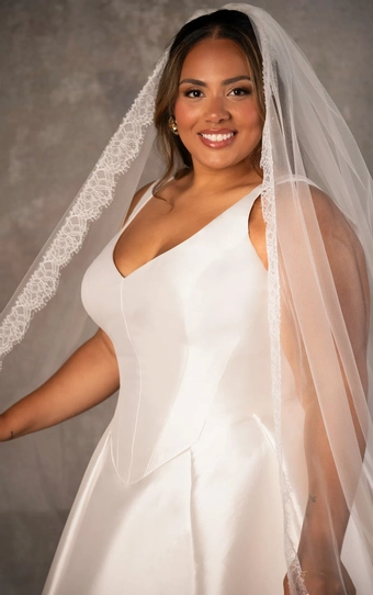 Essense of Australia Plus Size #D4451 #5 frontface vertical cropped thumbnail