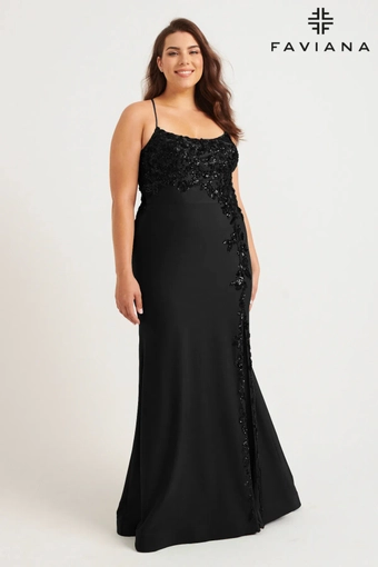 Faviana Prom Dresses Style #9570 #2 frontface vertical thumbnail
