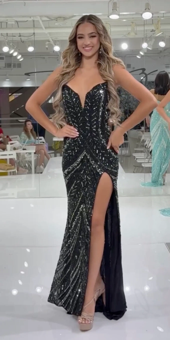 Jasz Couture Prom Dresses Style #7910 #2 frontface vertical thumbnail
