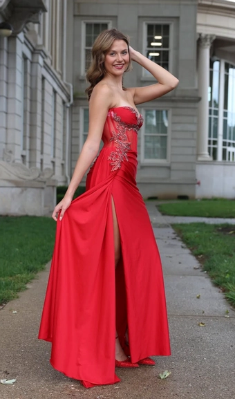 Jasz Couture Prom Dresses Style #7982 #2 frontface vertical thumbnail