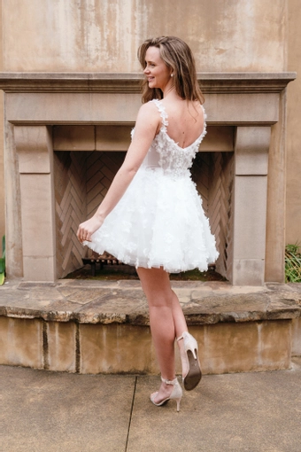 Evelyn Bridal Jade #7 backface vertical thumbnail