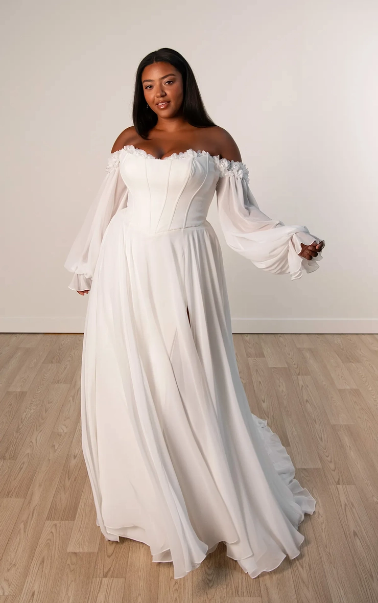 knee length dresses for ladies Stella York Bridal Dress 7169 – Alexandra's Boutique main image 0