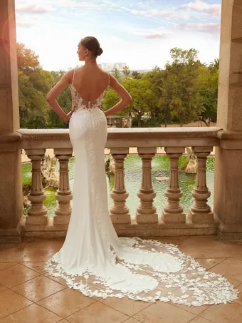 Milan Bridal Aida #1 backface vertical thumbnail