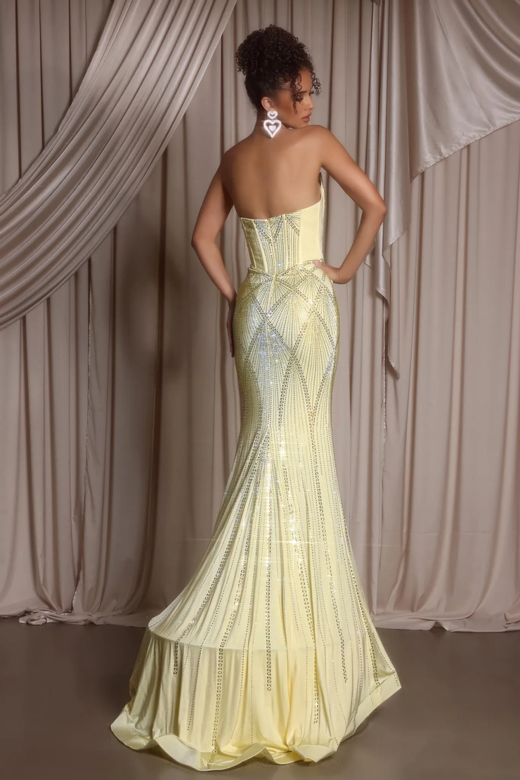 Portia and Scarlett Style #PS26013 #1 default Yellow backface vertical picture