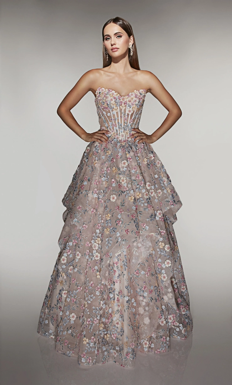 Alyce Paris Style #62048 #6 French Pink frontface vertical picture