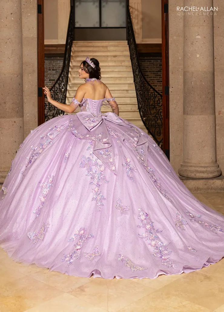 Alta Couture by Rachel Allan Style #RQ3176 #1 Lilac backface vertical picture