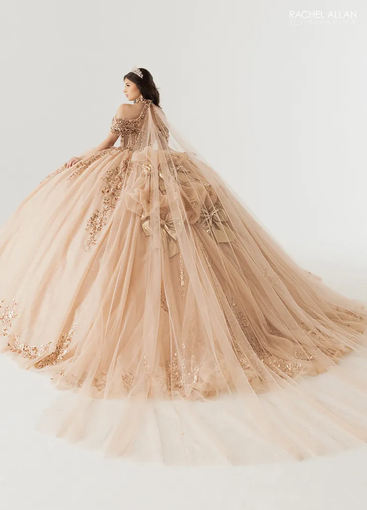 Alta Couture by Rachel Allan Style #RQ3178 #14 Rose/Gold backface vertical picture