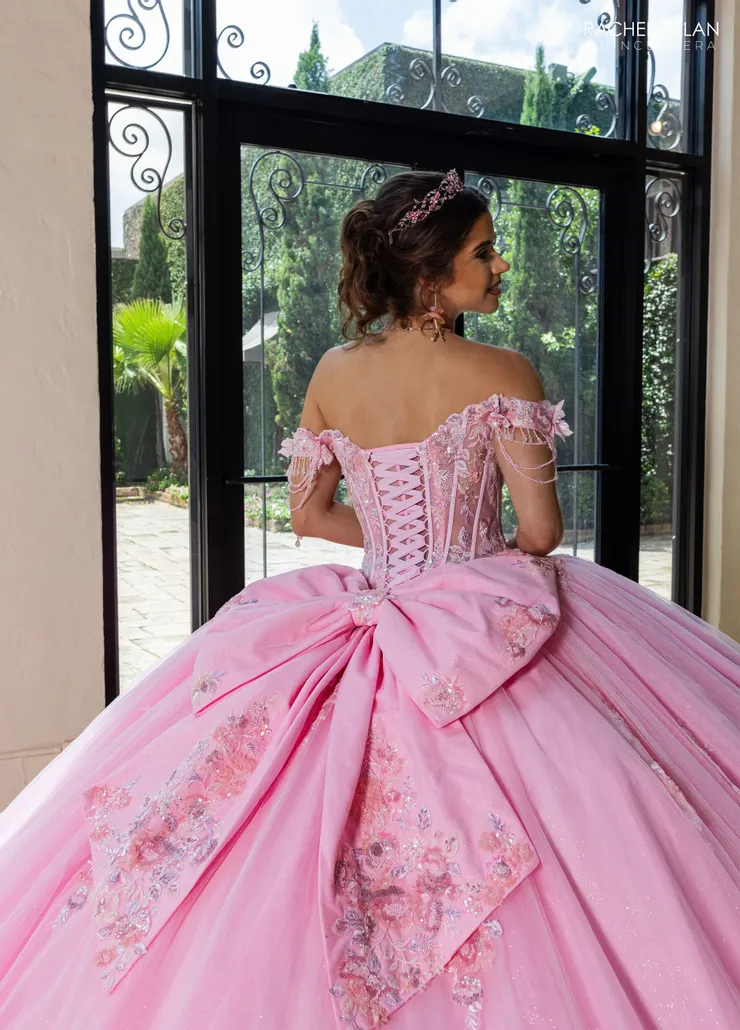 Carmina by Rachel Allan Style #RQ1184 #11 Pink backface vertical cropped picture