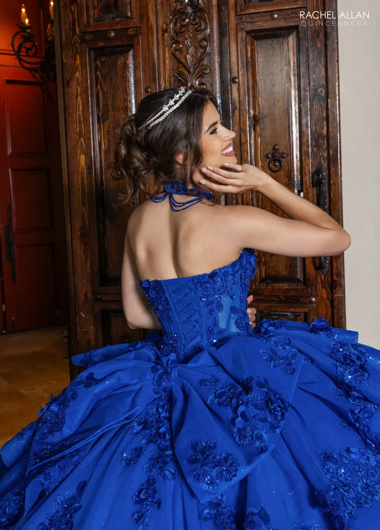 La Reina by Rachel Allan Style #RQ2241 #11 Royal backface vertical cropped picture