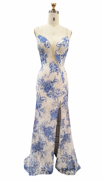 Dave & Johnny Prom Dresses Style #12950 #0 default frontface vertical thumbnail