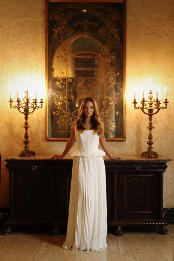 Zakaa Couture Valencia Corset & Pleated Skirt #0 default frontface vertical thumbnail