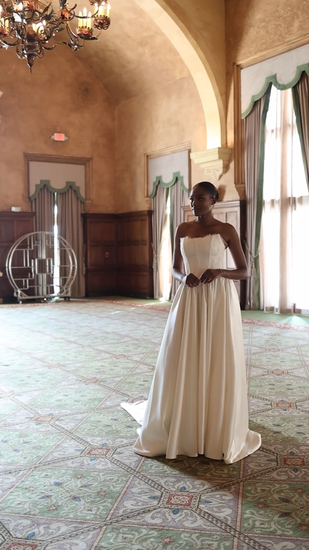 Zakaa Couture Lucienne Corset & Satin Ballgown #8 autoplay loop mute thumbnail