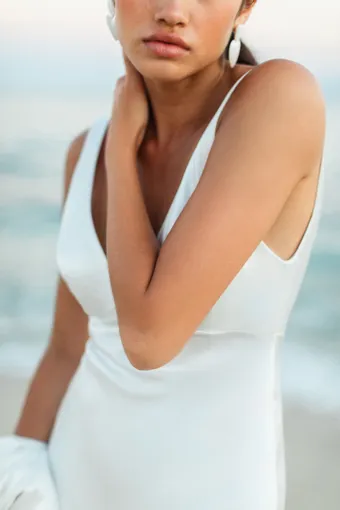 Wilderly Bride Style #F406 Azul #9 frontface vertical cropped thumbnail