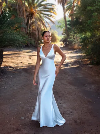 Wilderly Bride Style #F406 Azul #0 default frontface vertical thumbnail