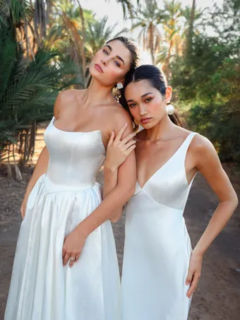 Wilderly Bride Style #F407 Aqua #11 frontface vertical cropped thumbnail