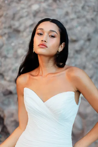 Wilderly Bride Style #F410 Calypso #6 frontface vertical cropped thumbnail