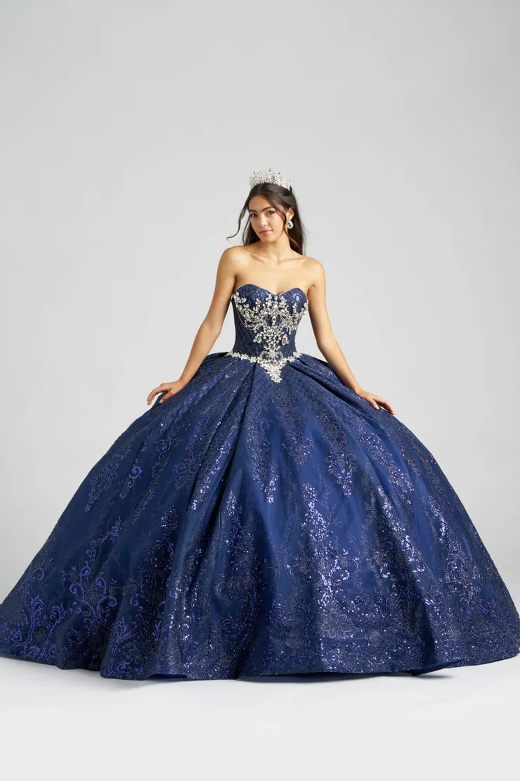 AmaBella Quinceanera Style #Q1030 #1 frontface vertical picture