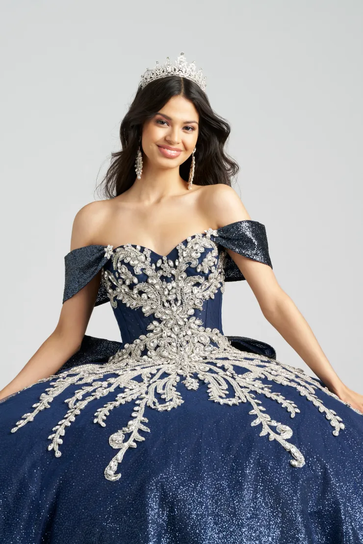 AmaBella Quinceanera Style #Q1041 #4 frontface vertical cropped picture