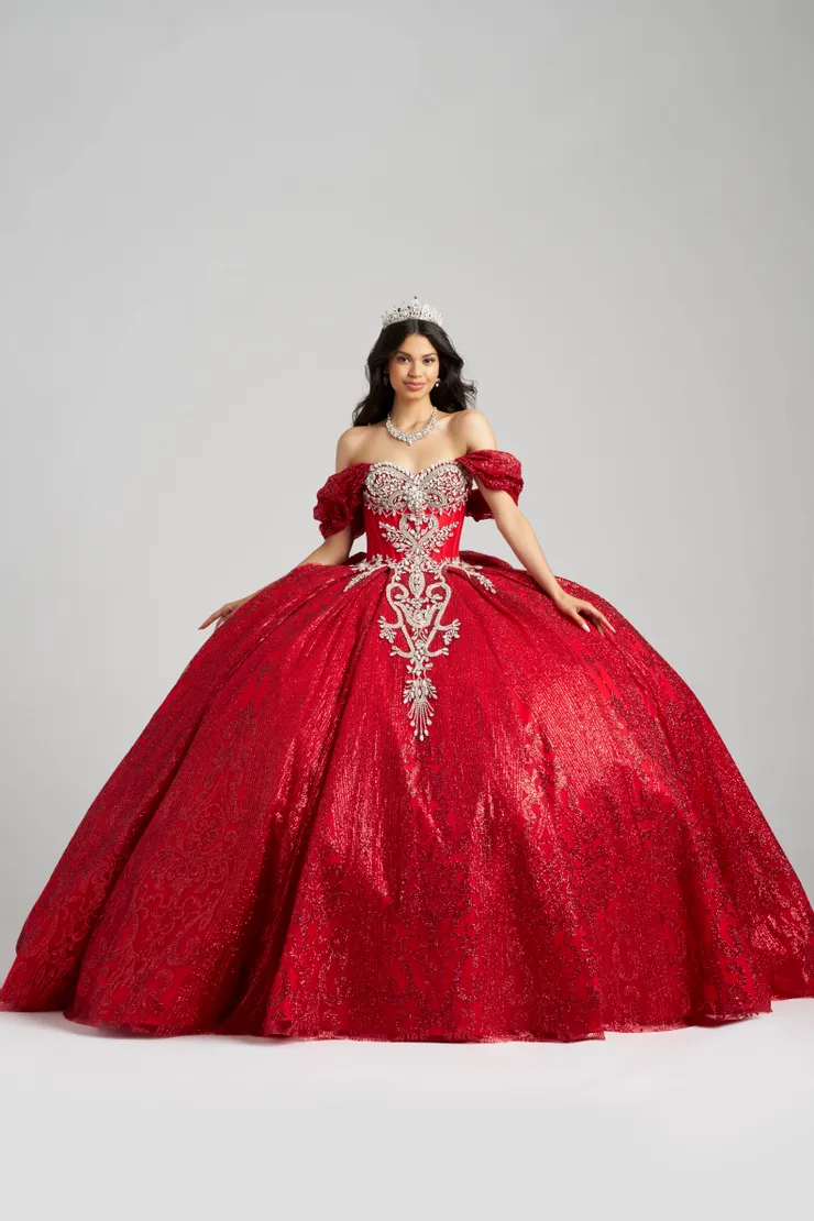 AmaBella Quinceanera Style #Q1042 #1 frontface vertical picture