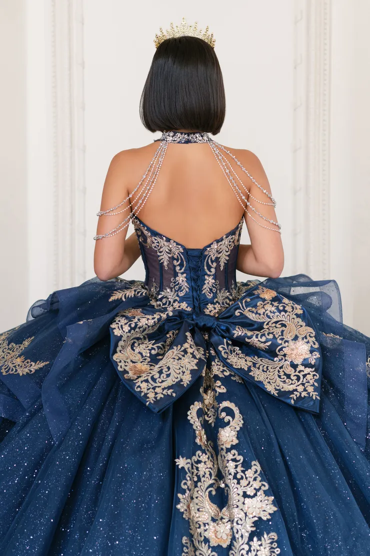 AmaBella Quinceanera Style #Q1080 #8 backface vertical cropped picture