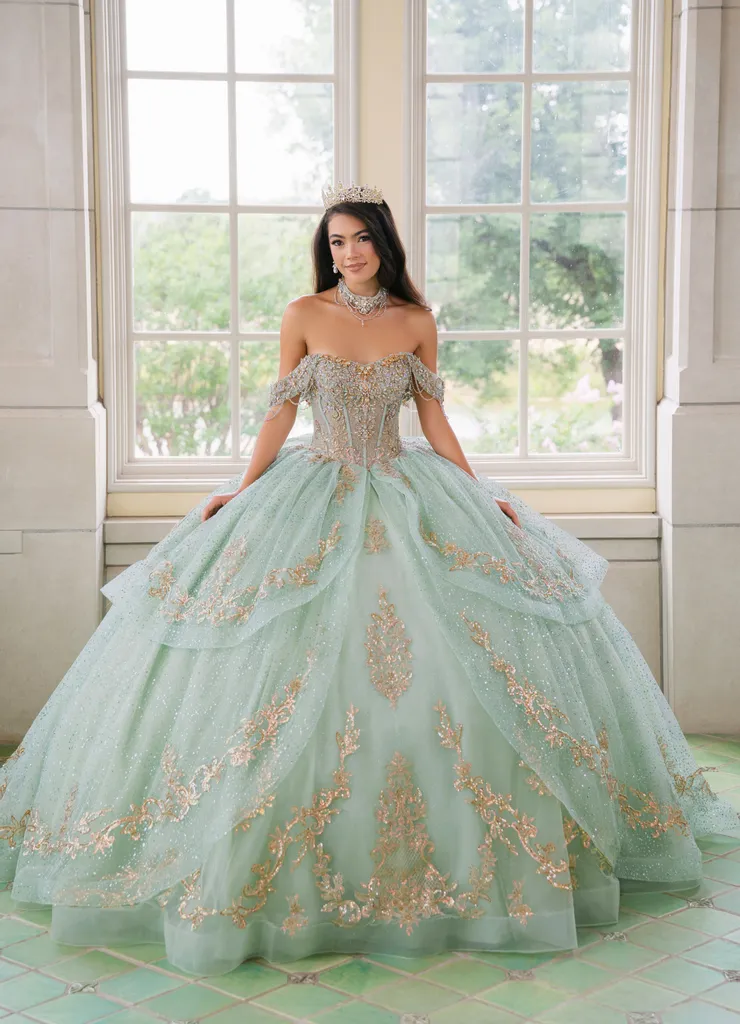 AmaBella Quinceanera Style #Q1082 #0 default frontface vertical picture