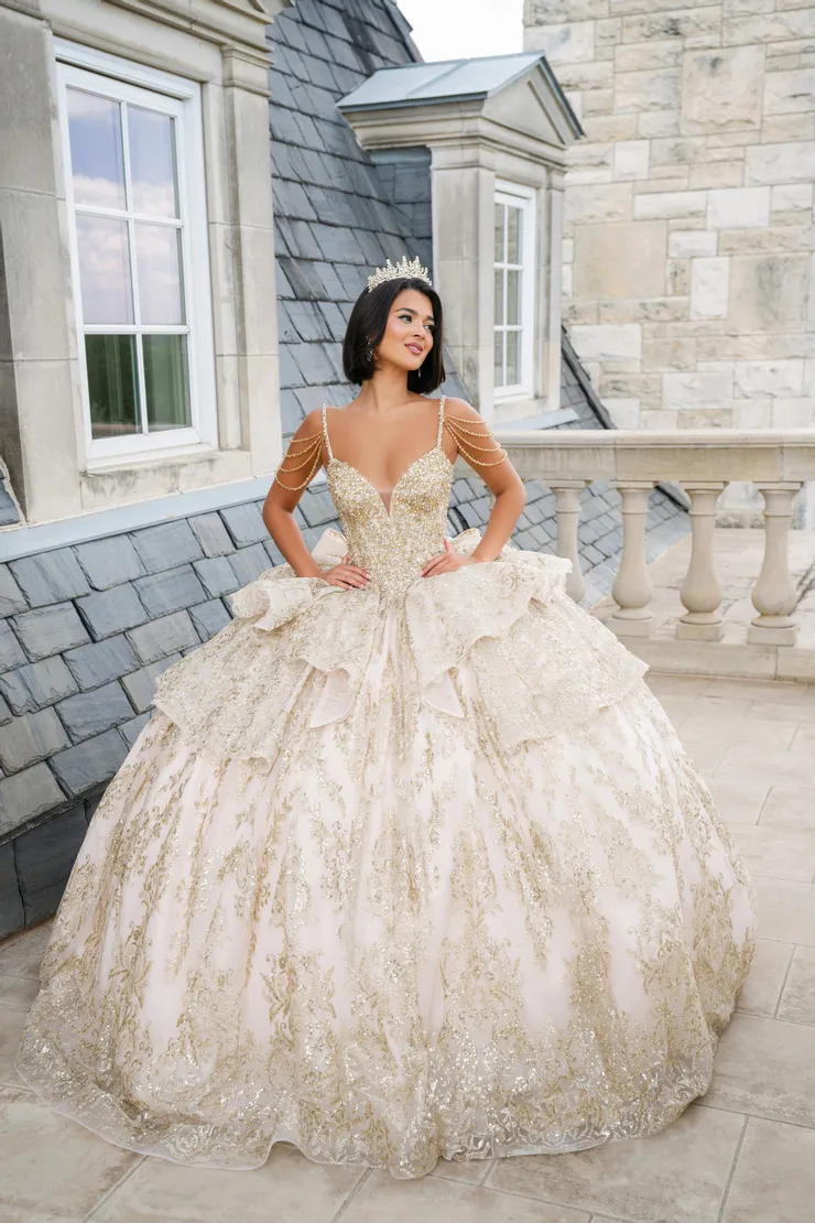 AmaBella Quinceanera Style #Q1084 #1 frontface vertical picture