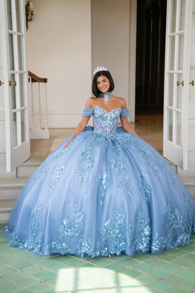 AmaBella Quinceanera Style #Q1086 #0 default frontface vertical picture