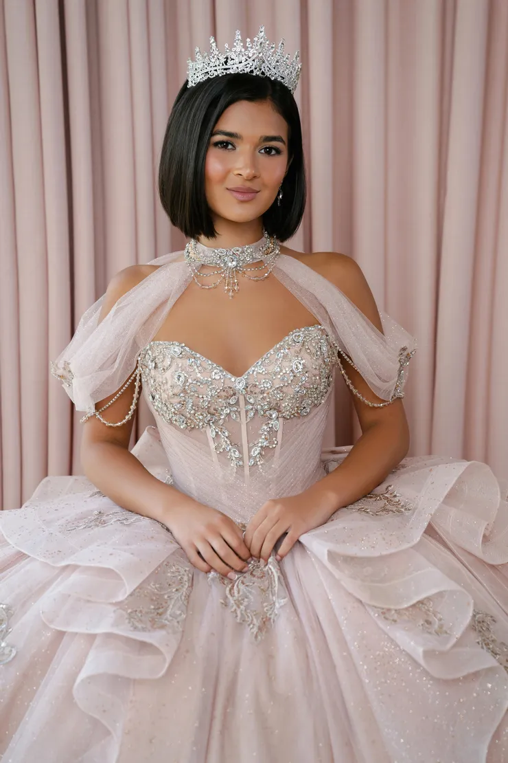 AmaBella Quinceanera Style #Q1087 #8 frontface vertical cropped picture