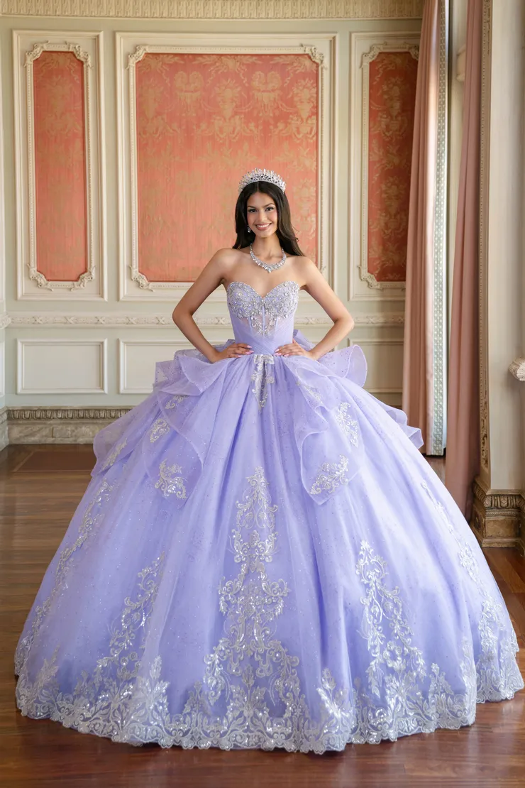 AmaBella Quinceanera Style #Q1087 #0 default frontface vertical picture