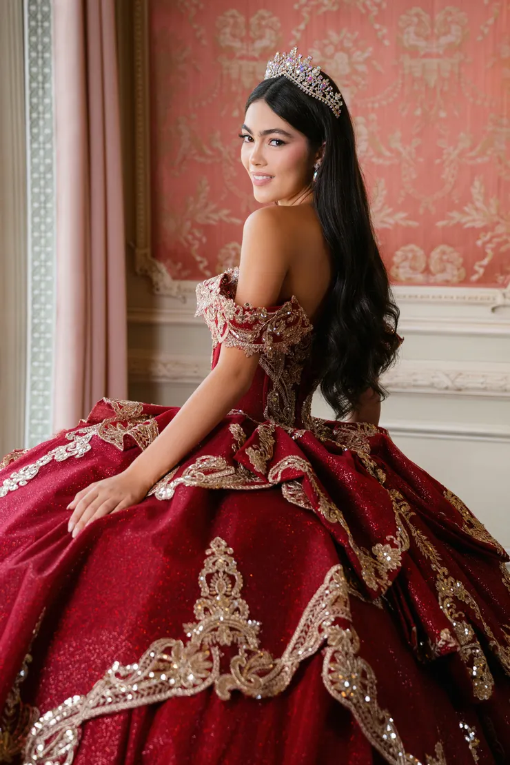 AmaBella Quinceanera Style #Q1089 #7 backface vertical cropped picture