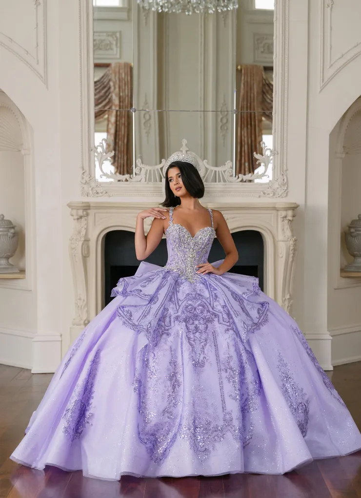 AmaBella Quinceanera Style #Q1090 #0 default frontface vertical picture