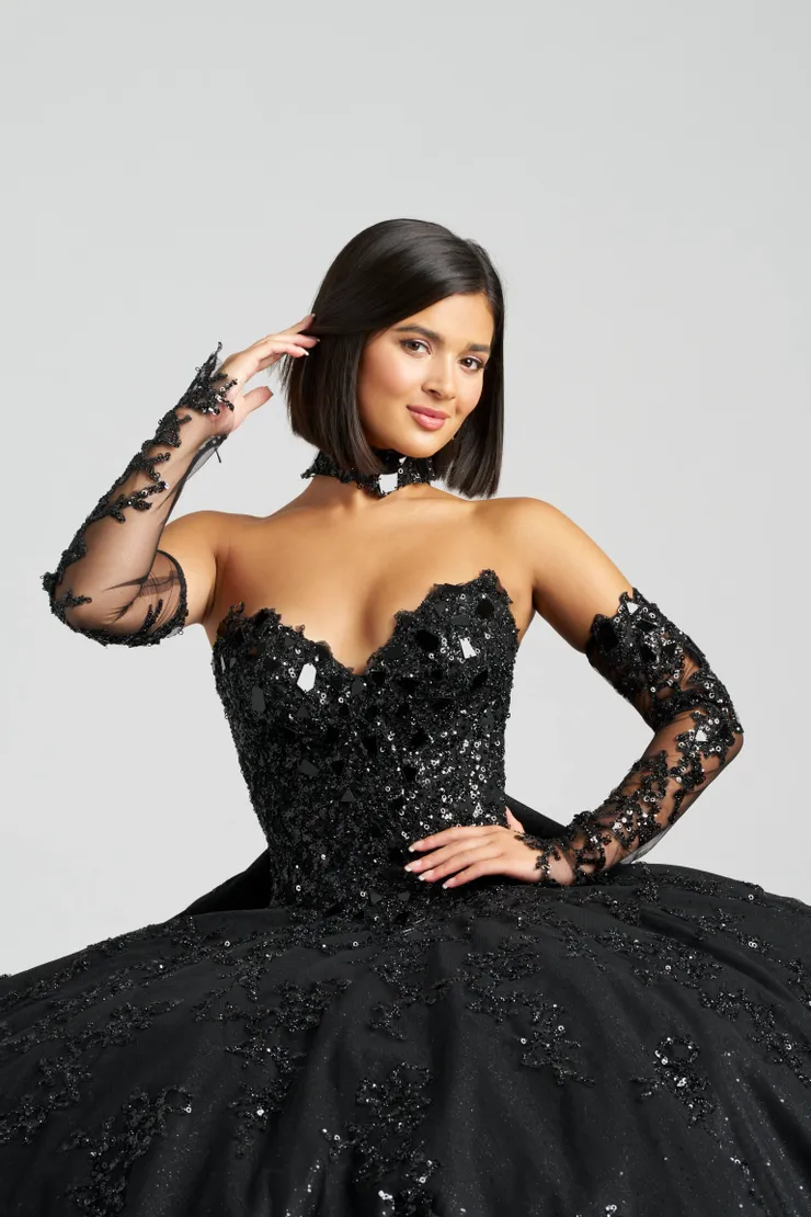 AmaBella Quinceanera Style #Q1093 #8 frontface vertical cropped picture