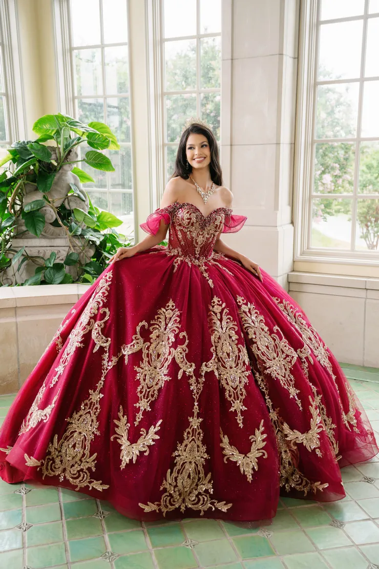 AmaBella Quinceanera Style #Q1095 #1 frontface vertical picture