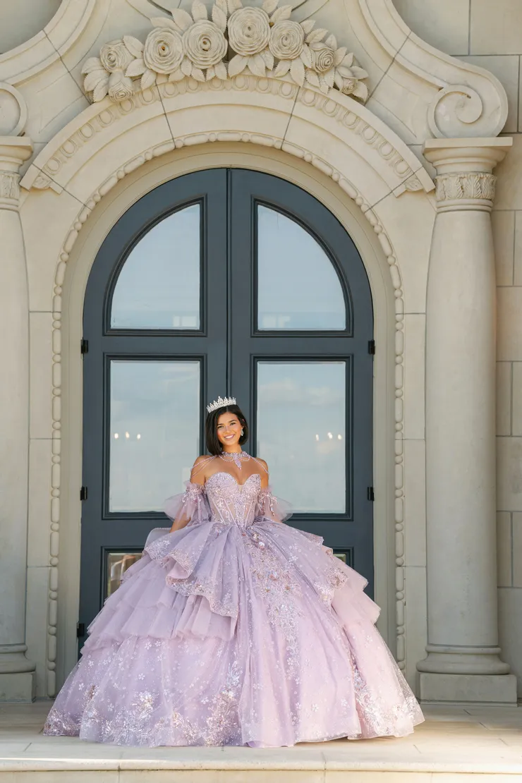 AmaBella Quinceanera Style #Q1096 #0 default frontface vertical picture