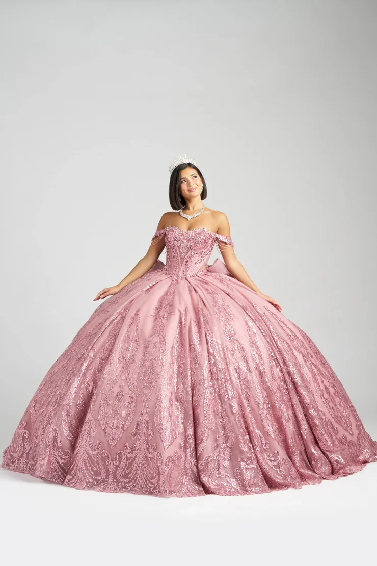 AmaBella Quinceanera Style #QA160 #1 frontface vertical picture
