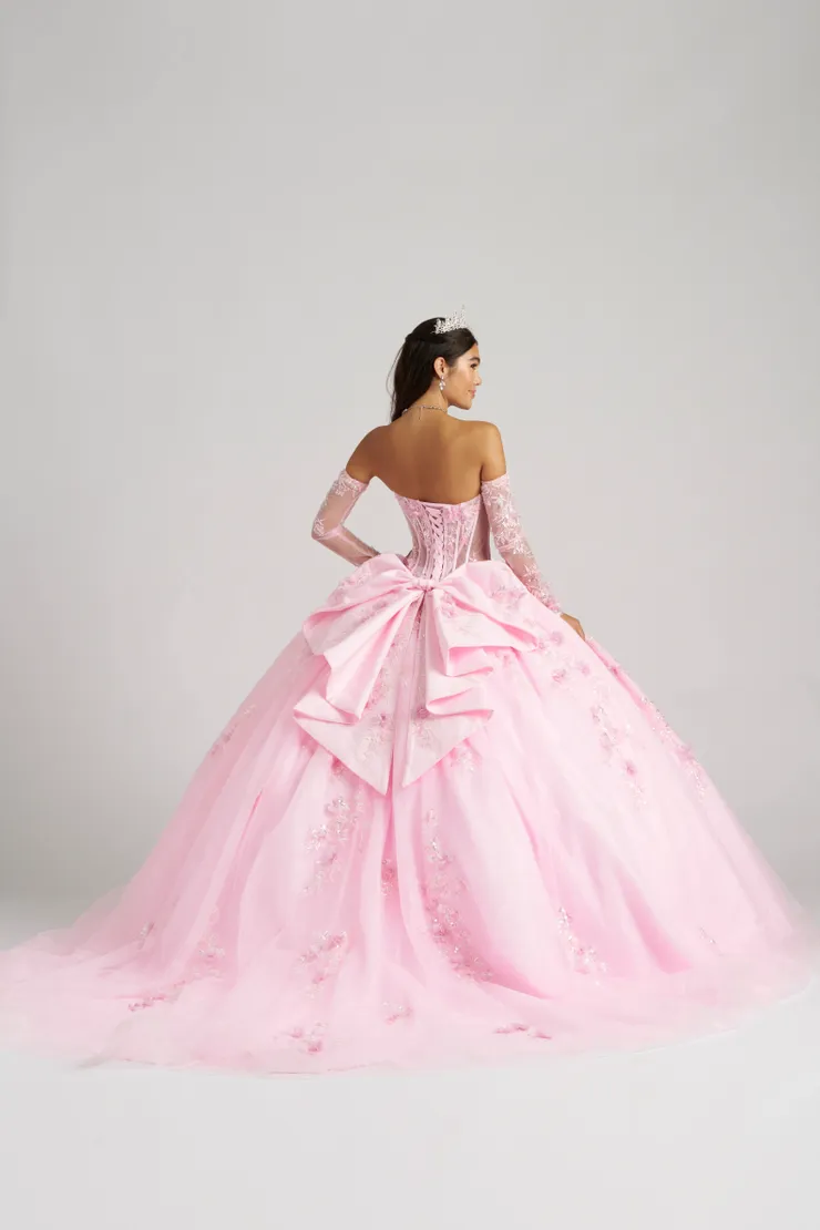 AmaBella Quinceanera Style #QA165 #1 default Pink backface vertical picture