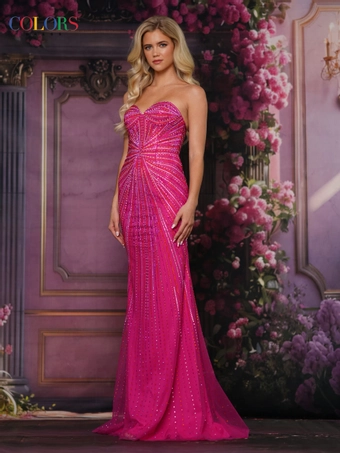 Colors Dress Style #3750 $2 frontface vertical thumbnail