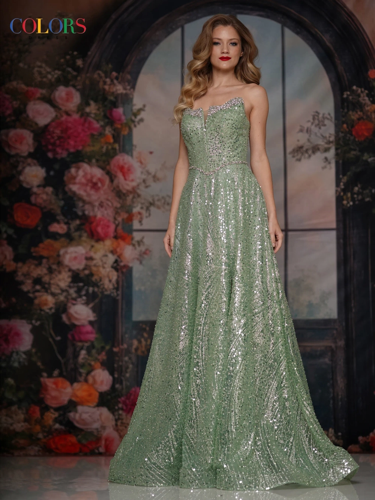 Colors Dress Style #3790 #1 frontface vertical picture