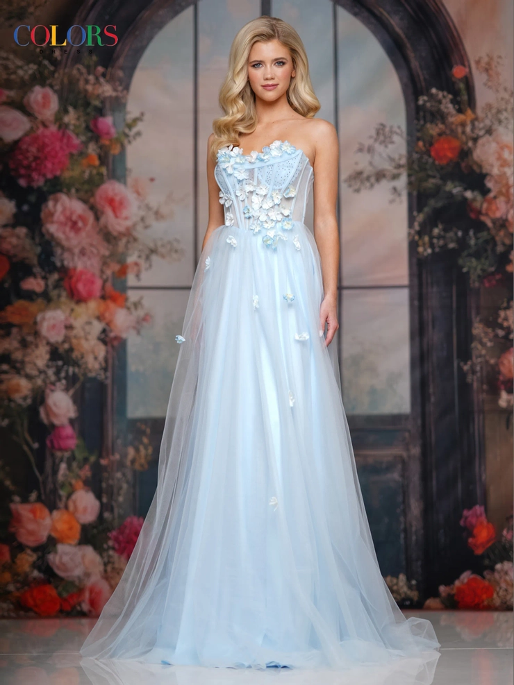 Colors Dress Style #3801 #1 frontface vertical picture