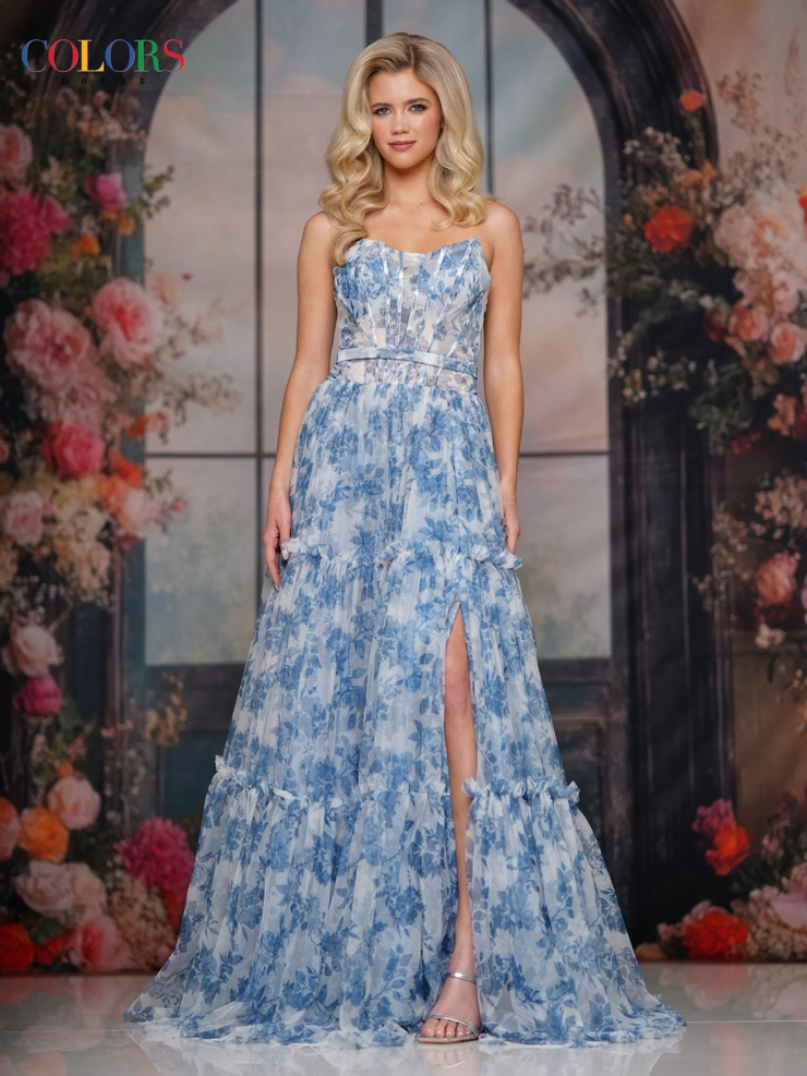 Colors Dress Style #3810 #1 frontface vertical picture