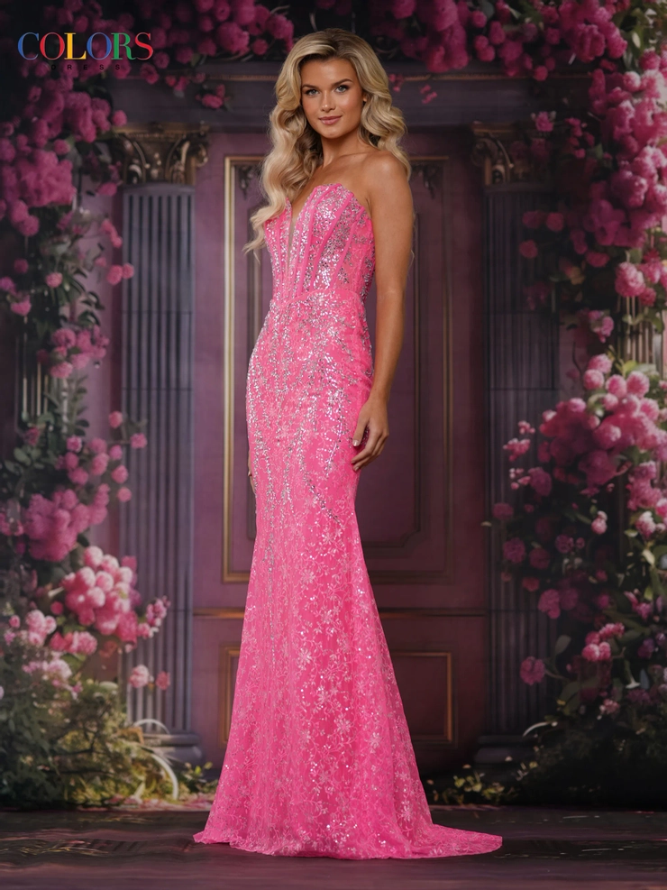 Colors Dress Style #3894 #1 frontface vertical picture