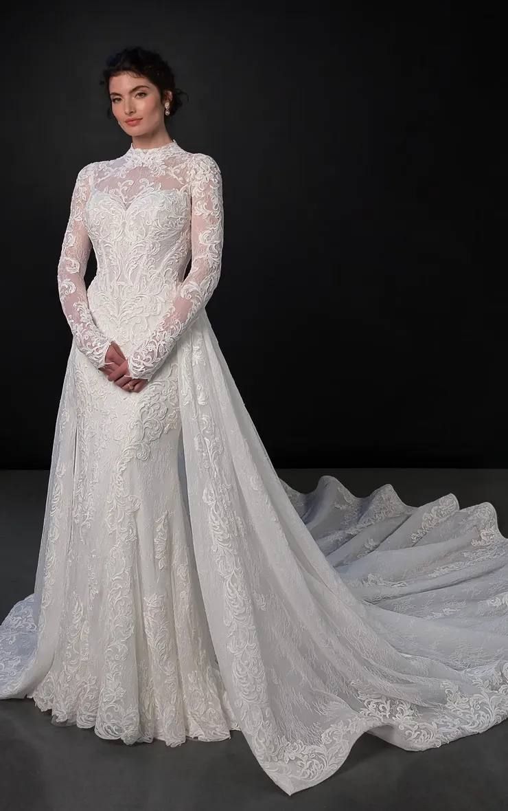 martina liana long sleeve wedding dress 1440 Wedding Dress - Wedding Atelier NYC Martina Liana