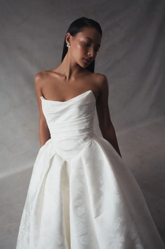 Jenny Yoo Tristan Print #2 frontface vertical cropped thumbnail