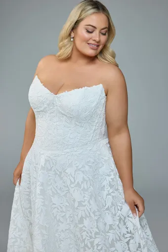 Elegant Overlace A-line Wedding Dress Diana $2 Ivory frontface vertical cropped thumbnail