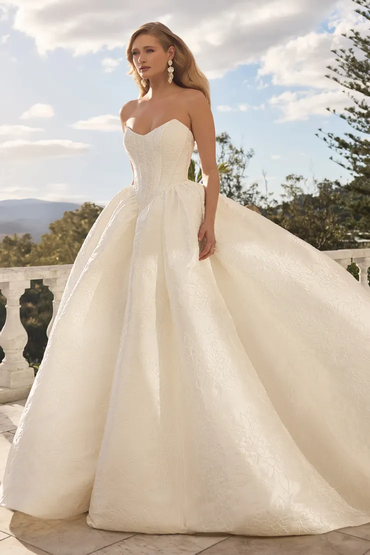 Regal Overlace Ballgown Wedding Dress Rosalie Thumbnail Image