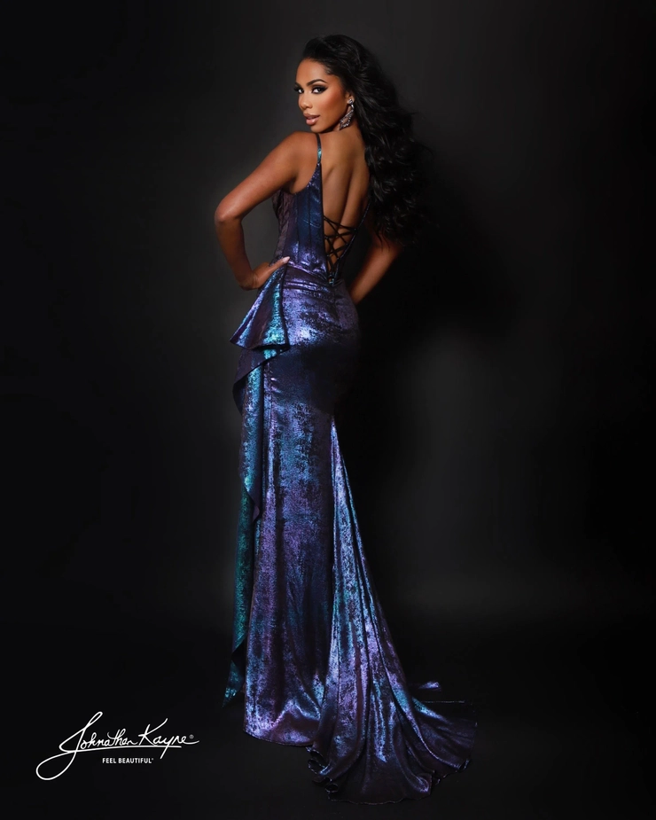 Johnathan Kayne Style #3289 #1 default Iridescent Purple backface vertical picture