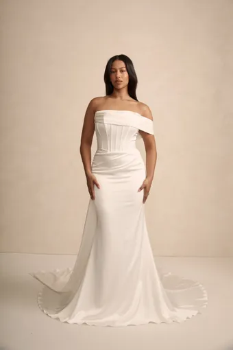 MWL Bride (formerly Made With Love) Rhode Satin #1 frontface vertical thumbnail