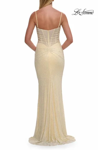 La Femme 33272 #6 Pale Yellow backface vertical thumbnail