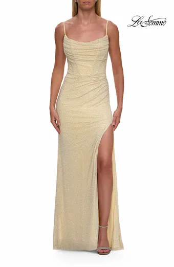 La Femme 33272 #7 Pale Yellow frontface vertical thumbnail